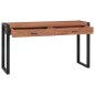 vidaXL Scrivania con 2 Cassetti 140x40x75 cm in Legno di Teak vidaXL Scrivania con 2 Cassetti 140x40x75 cm in Legno di Teak