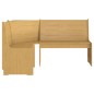 vidaXL Panca Angolare REINE 151 cm in Legno di Pino Marrone ambra vidaXL Panca Angolare REINE 151 cm in Legno di Pino Marrone ambra