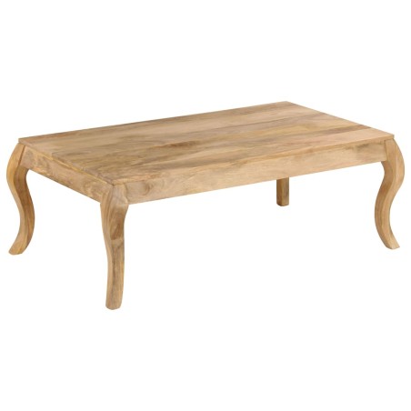 vidaXL Tavolino da Caffè in Legno Massello di Mango 110x60x40 cm