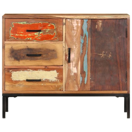 vidaXL Credenza 88x30x73 cm in Legno Massello di Recupero