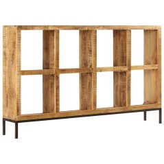 vidaXL Credenza 160x25x95 cm in Legno Massello di Mango