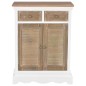 vidaXL Credenza Bianca 60x30x80 cm in Legno Massello vidaXL Credenza Bianca 60x30x80 cm in Legno Massello