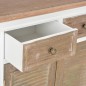 vidaXL Credenza Bianca 60x30x80 cm in Legno Massello vidaXL Credenza Bianca 60x30x80 cm in Legno Massello