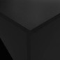 vidaXL Tavolo da Bar con Mobiletto Nero 115x59x200 cm vidaXL Tavolo da Bar con Mobiletto Nero 115x59x200 cm