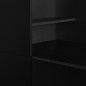 vidaXL Tavolo da Bar con Mobiletto Nero 115x59x200 cm vidaXL Tavolo da Bar con Mobiletto Nero 115x59x200 cm