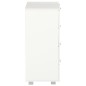 vidaXL Credenza Bianco Lucido 60x35x80 cm in Legno Multistrato vidaXL Credenza Bianco Lucido 60x35x80 cm in Legno Multistrato