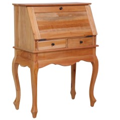vidaXL Scrittoio 78x42x103 cm in Legno Massello di Mogano