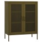 vidaXL Armadietto Verde Oliva 80x35x101,5 cm in Acciaio vidaXL Armadietto Verde Oliva 80x35x101,5 cm in Acciaio