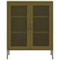 vidaXL Armadietto Verde Oliva 80x35x101,5 cm in Acciaio vidaXL Armadietto Verde Oliva 80x35x101,5 cm in Acciaio
