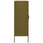 vidaXL Armadietto Verde Oliva 80x35x101,5 cm in Acciaio vidaXL Armadietto Verde Oliva 80x35x101,5 cm in Acciaio