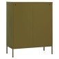 vidaXL Armadietto Verde Oliva 80x35x101,5 cm in Acciaio vidaXL Armadietto Verde Oliva 80x35x101,5 cm in Acciaio