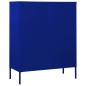 vidaXL Cassettiera Blu Marino 80x35x101,5 cm in Acciaio vidaXL Cassettiera Blu Marino 80x35x101,5 cm in Acciaio