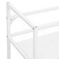 vidaXL Struttura per Lavabo da Bagno Bianca 40x38x83 cm in Ferro