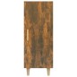 Credenza Rovere Fumo 34,5x34x90 cm in Legno Multistrato Credenza Rovere Fumo 34,5x34x90 cm in Legno Multistrato