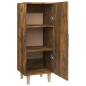 Credenza Rovere Fumo 34,5x34x90 cm in Legno Multistrato Credenza Rovere Fumo 34,5x34x90 cm in Legno Multistrato