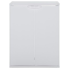 vidaXL Mobile per Lavatrice Bianco 68,5x64,5x88 cm in PVC