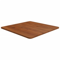vidaXL Piano Tavolo Quadrato Marrone Scuro 60x60x1,5cm Rovere Trattato