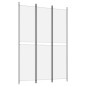 vidaXL Divisorio a 3 Pannelli bianco 150x220 cm in Tessuto vidaXL Divisorio a 3 Pannelli bianco 150x220 cm in Tessuto