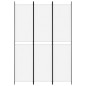 vidaXL Divisorio a 3 Pannelli bianco 150x220 cm in Tessuto vidaXL Divisorio a 3 Pannelli bianco 150x220 cm in Tessuto