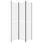 vidaXL Divisorio a 3 Pannelli bianco 150x220 cm in Tessuto vidaXL Divisorio a 3 Pannelli bianco 150x220 cm in Tessuto