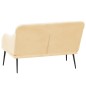 Panca Crema 110x76x80 cm in Velluto Panca Crema 110x76x80 cm in Velluto