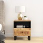 vidaXL Comodini 2pz in Legno Massello di Mango e Legno Multistrato vidaXL Comodini 2pz in Legno Massello di Mango e Legno Multistrato