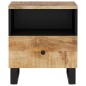 vidaXL Comodini 2pz in Legno Massello di Mango e Legno Multistrato vidaXL Comodini 2pz in Legno Massello di Mango e Legno Multistrato