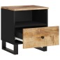 vidaXL Comodini 2pz in Legno Massello di Mango e Legno Multistrato vidaXL Comodini 2pz in Legno Massello di Mango e Legno Multistrato