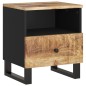 vidaXL Comodini 2pz in Legno Massello di Mango e Legno Multistrato vidaXL Comodini 2pz in Legno Massello di Mango e Legno Multistrato