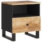 vidaXL Comodini 2pz in Legno Massello di Mango e Legno Multistrato vidaXL Comodini 2pz in Legno Massello di Mango e Legno Multistrato