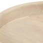 vidaXL Tavolini Rotondi 3 pz in Legno Massello di Mango vidaXL Tavolini Rotondi 3 pz in Legno Massello di Mango