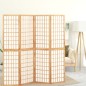 vidaXL Divisorio Pieghevole 4 Pannelli Stile Giapponese 160x170 cm vidaXL Divisorio Pieghevole 4 Pannelli Stile Giapponese 160x170 cm