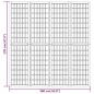 vidaXL Divisorio Pieghevole 4 Pannelli Stile Giapponese 160x170 cm vidaXL Divisorio Pieghevole 4 Pannelli Stile Giapponese 160x170 cm