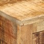 vidaXL Credenza con 3 Cassetti 80x30x65 cm Legno Grezzo Massello Mango