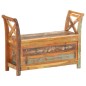 vidaXL Panca da Ingresso 103x33x72 cm in Legno Massello di Recupero vidaXL Panca da Ingresso 103x33x72 cm in Legno Massello di Recupero