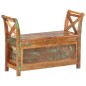 vidaXL Panca da Ingresso 103x33x72 cm in Legno Massello di Recupero vidaXL Panca da Ingresso 103x33x72 cm in Legno Massello di Recupero