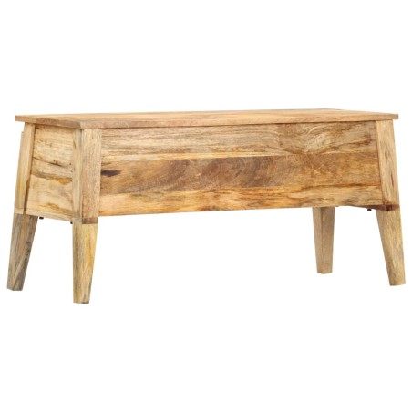 vidaXL Cassa Portaoggetti 99x35x48 cm in Legno Massello di Mango