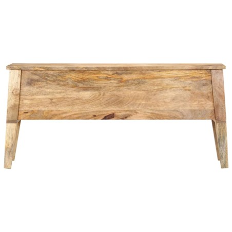 vidaXL Cassa Portaoggetti 99x35x48 cm in Legno Massello di Mango