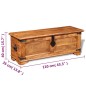 vidaXL Cassapanca di Stoccaggio in Legno Ruvido di Mango vidaXL Cassapanca di Stoccaggio in Legno Ruvido di Mango