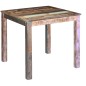 vidaXL Tavolo da Pranzo in Legno Massello di Recupero 80x82x76 cm vidaXL Tavolo da Pranzo in Legno Massello di Recupero 80x82x76 cm