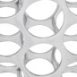 vidaXL Portavini in Alluminio Argento 27 Bottiglie vidaXL Portavini in Alluminio Argento 27 Bottiglie