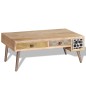 vidaXL Tavolino Salotto con Cassetti Legno Massello Mango 105x55x41 cm vidaXL Tavolino Salotto con Cassetti Legno Massello Mango 105x55x41 cm