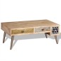 vidaXL Tavolino Salotto con Cassetti Legno Massello Mango 105x55x41 cm vidaXL Tavolino Salotto con Cassetti Legno Massello Mango 105x55x41 cm