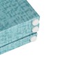 vidaXL Paravento Pieghevole 160x170 cm Stampa Farfalla Blu