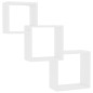 vidaXL Mensole a Muro Cubiche Bianche 68x15x68 cm Legno Multistrato vidaXL Mensole a Muro Cubiche Bianche 68x15x68 cm Legno Multistrato