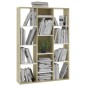 vidaXL Libreria/Divisorio Bianco Rovere Sonoma 100x24x140 Multistrato vidaXL Libreria/Divisorio Bianco Rovere Sonoma 100x24x140 Multistrato