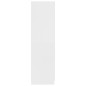vidaXL Armadio Bianco 80x52x180 cm in Legno Multistrato vidaXL Armadio Bianco 80x52x180 cm in Legno Multistrato