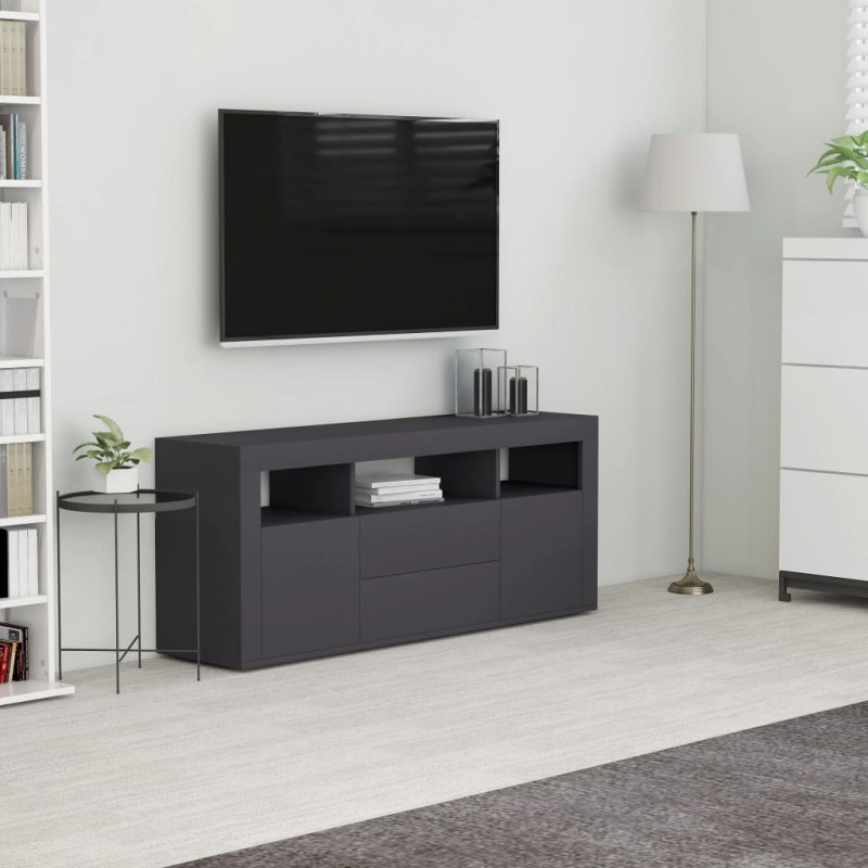 vidaXL Mobile Porta TV Grigio 120x30x50 cm in Legno Multistrato vidaXL Mobile Porta TV Grigio 120x30x50 cm in Legno Multistrato
