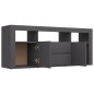 vidaXL Mobile Porta TV Grigio 120x30x50 cm in Legno Multistrato vidaXL Mobile Porta TV Grigio 120x30x50 cm in Legno Multistrato