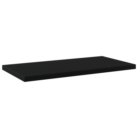 vidaXL Ripiani per Libreria 4pz Neri 40x20x1,5cm in Legno Multistrato